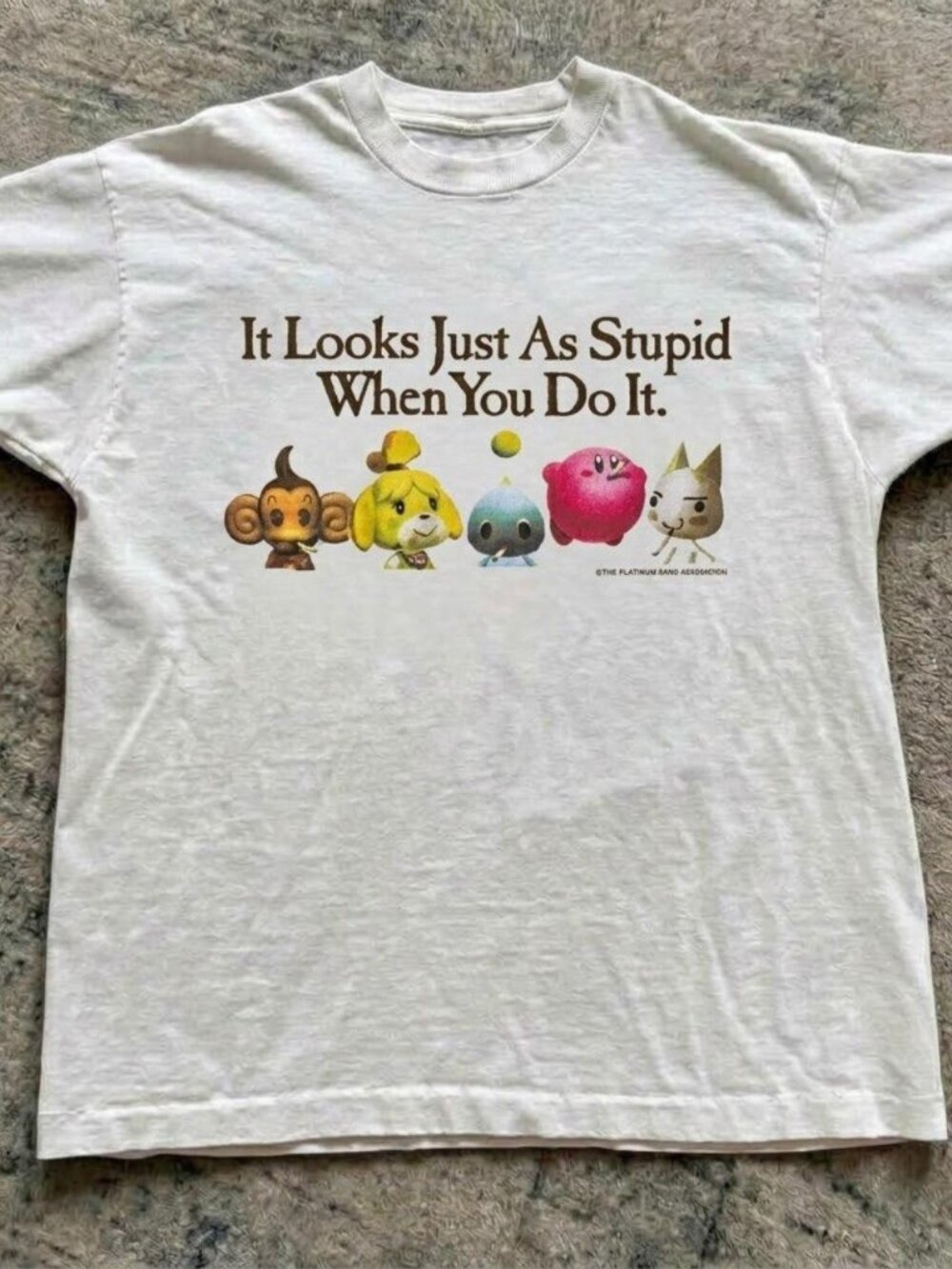 White Retro Gaming It Looks Just As Stupid Graphic T-Shirt